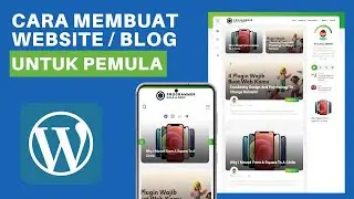 CARA MEMBUAT WEBSITE / BLOG UNTUK PEMULA DENGAN WORDPRESS