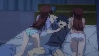 Kiss x Sis all kiss scene - moments anime ecchi best I love you episode 1