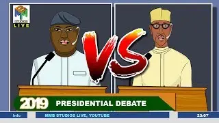 2019 Presidential Debate Buhari vs Atiku  Cartoon Animation