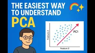 PCA Explained the Easy Way 🌈 Motivation → Intuition → Derivation → Real Data