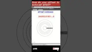 How do you offset in Autocad 2023?