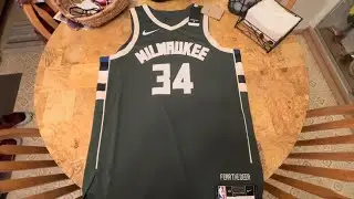 Nike Giannis Antetokounmpo Authentic Icon Milwaukee Bucks Jersey