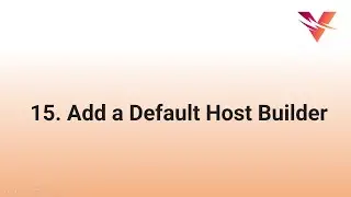 Add a Default Host Builder | ASP.NET Core Web API tutorial