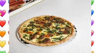 киш с курицей и грибами