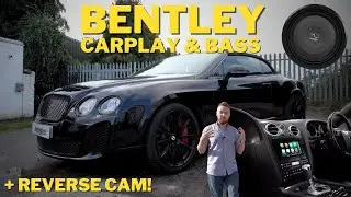 The BEST SPACE SAVING SUBWOOFER! Modern Upgrades for the Bentley Continental!