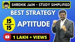The BEST Strategy for 15/15 in Aptitude GATE 2024 🔥