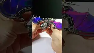 Building a Cyberpunk Dragon Metal Model by Mecrob #metalmodel #metalpuzzle #modelkit