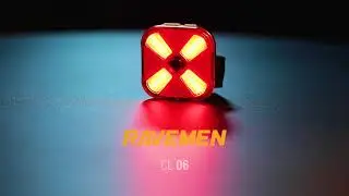 RAVEMEN CL06 Rear Light with Brake Sensor and Light Sensor