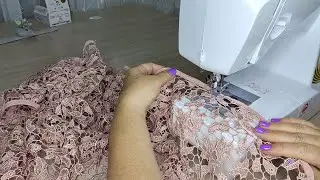 From 1 meter of Turkish lace, an incredibly beautiful thing turned out! Everyone envy me!