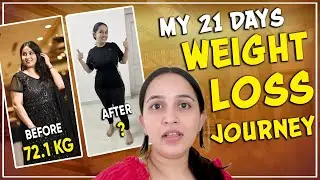 My 21 Days Weight Loss Journey 😀 Super Transformation😍 #vivekjadoo #deepikavivek #shorts