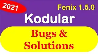 Kodular Bugs and Solutions (2021)