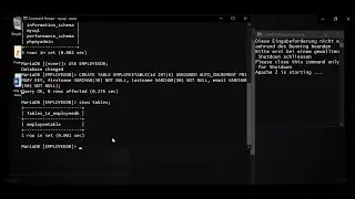 MySQL | Create/Delete Databases | Create Table Using CMD
