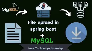 File upload example with spring boot @mysql ?