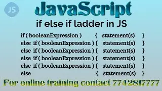 JavaScript If-Else-If Ladder Statement for Beginners: Explained with Examples