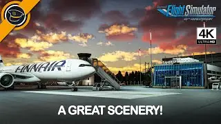 Check Out this Amazing Commercial and NATO Airport in Finland! MSFS2020