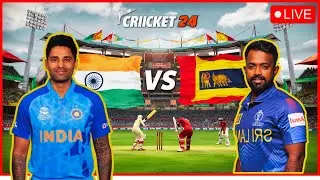 🔴 Live India vs Sri Lanka 3rd T20 Match - India Tour Of Sri Lanka 2024  Cricket 24 #CricketCentral99