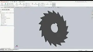 SolidWorks Tutorial - How to Make Cutting Disc