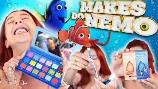 TESTEI AS MAQUIAGENS DO NEMO! Coleção mais linda da vida!!! #testedapudim