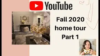 Fall 2020 home tour  part1#glamhome #glamdiy #falldecor #decorating #falltour