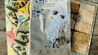 Creating Junk Journal Pages - Craft Along With Me #craft #creative #junkjournal #collage
