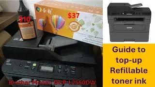 Cheaper options to refill brother ink using compatible toner ink (Brother model: DCP-L2550DW)