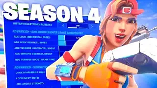 *NEW* Best CONSOLE Settings For Season 4 Fortnite! (PS4/PS5/Xbox)