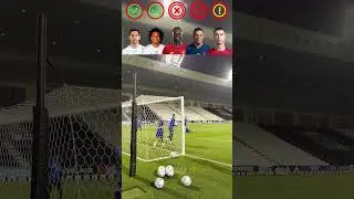 Messi vs Ronaldo vs Mbappe vs Marcelo vs Mane : Over Head Bicycle Kick Challenge in Training 😵🤐