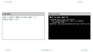 Python User Input