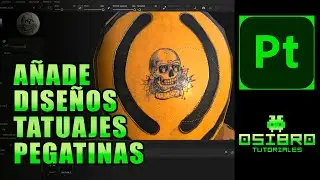 Añade Diseños, Tattoos, Pegatinas... en SUBSTANCE PAINTER en segundos ☠️♥️