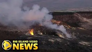 Giant Flames Appear At Kīlauea Volcano, Lava Fountains Forecast Next Week (April 16, 2026)