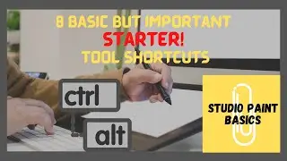 Clip Studio Paint 8 Very Basic Keyboard Tool Shortcuts To Get You Started