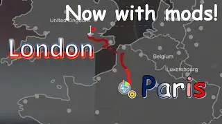EUROPE CAPITALS ROAD TRIP | PARIS - LONDON | EURO TRUCK SIMULATOR 2