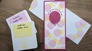 How to create a Slimline Card suitable for birthdays, anniversaries, celebration, congratulations.