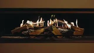 Kalfire E-one 130S Flames Gasfire Bright View