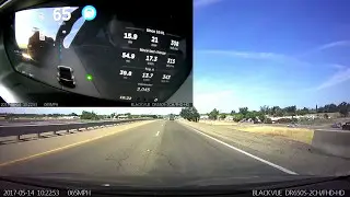 Auto Lane Change.  Tesla Enhanced Autopilot AP2 V 8.1 (17.17.4)