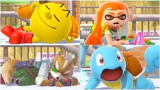 Super Smash Bros. Ultimate - All Characters Sleeping & Waking Up Animations (DLC Included)