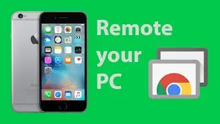 How to remote a PC with a smartphone - Chrome Remote Desktop