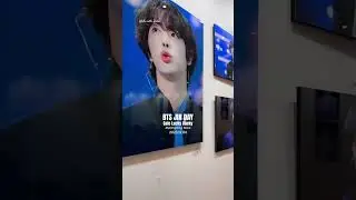 Bts JIN BIRTHDAY Event in Lucky Ducky Cafe, Myeongdong Seoul Korea | #shorts #btsjimin #btsarmy