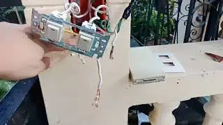 HOW TO TAP POWER/WIRE FROM POWER OUTLET (c.o.) to SWITCH & LIGHT