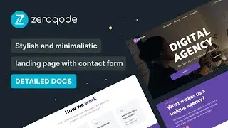 Pageforce Landing Page template by Zeroqode - Video presentation