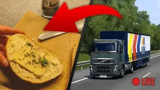 Making Sandwiches While Driving in ETS2 LIVE! 🔴
