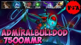 Dota 2 - AdmirallBulldog 7500 MMR Plays Weaver vol #1 - Ranked Match