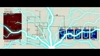 14 Segment Display Usage With ne555 (PROTEUS)