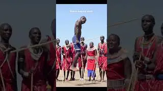 Vertical Maasai jump dance 