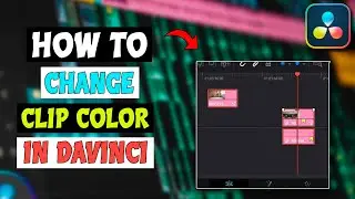 How To Change Clip Color In Davinci Resolve 18