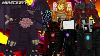 Shin Destoroyah VS Titans (Minecraft Mob Battle)