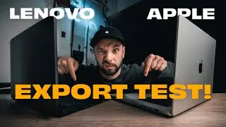 Jak rychle EXPORTUJE Apple MacBook Pro VS Lenovo Ideapad Gaming 3 + VÝHERCI GIVEAWAY o FOTKY!