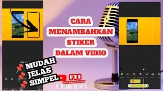 Cara Menambah Stiker atau menampilkan frame hp dalam video