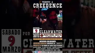CLEARWATER Tributo a CREEDENCE Agenda 2024 mas info al 011-5-594-7472