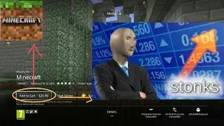 Minecraft Trial version in a nutshell (ps4 edition) | Reupload